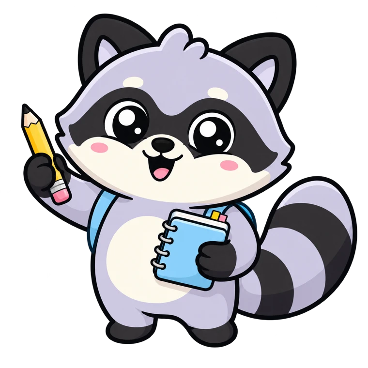 Solvecoon raccoon mascot
